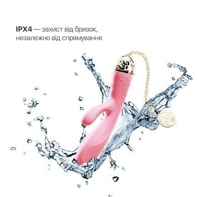 Смартвібратор-кролик Zalo &mdash; Rosalie Rouge Pink SO6666 фото