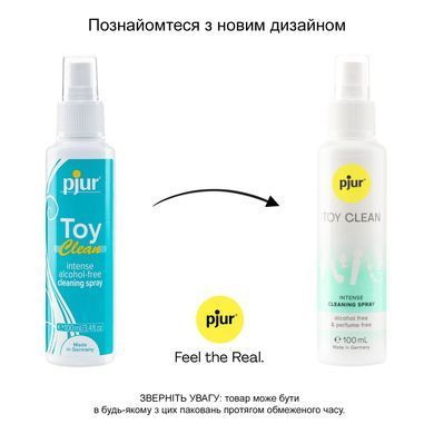 Антибактеріальний спрей для секс-іграшок pjur Toy Clean 100 мл, без спирту, делікатний PJ12930 фото