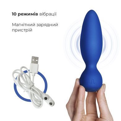 Анальна вібропробка Adrien Lastic Little Rocket макс. діаметр 3,5 см, soft-touch SO4482 фото