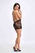 Сукня Noir Handmade F313 Mythos, L, black, прозора, міні, відкрита спина, декор зі стразів SX0317 фото 4