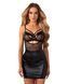 Сорочка Obsessive Dominna chemise & thong S/M SX3569 фото 1