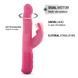 Вібратор-кролик Dorcel Baby Rabbit Magenta 2.0 з перлинним масажем і головкою, що обертається SO8680 фото 3