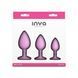Набір анальних пробок NS Novelties INYA - Triple Ace Kit - Blush SX4350 фото 4