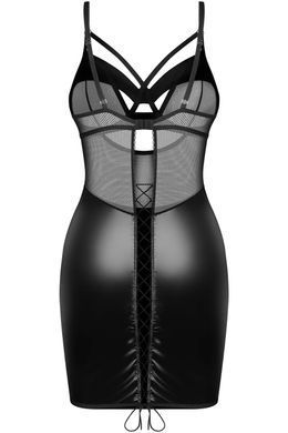 Сорочка Obsessive Dominna chemise & thong L/XL SX3570 фото