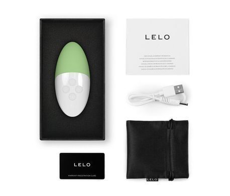 Музичний вібратор для клітора LELO SIRI 3 Green, вібрації в ритмі звуків без смартфона SX0695 фото