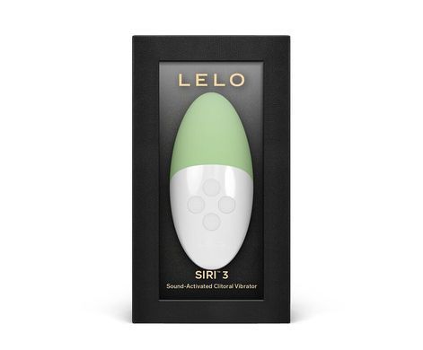 Музичний вібратор для клітора LELO SIRI 3 Green, вібрації в ритмі звуків без смартфона SX0695 фото
