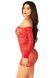 Сукня Leg Avenue Seamless Off The Shoulder Mini Dress One Size, Red SX1736 фото 5