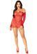 Сукня Leg Avenue Seamless Off The Shoulder Mini Dress One Size, Red SX1736 фото 6