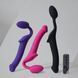 Безремінний страпон з вібрацією Strap-On-Me Vibrating Fuchsia XL, діам. 4,7см, пульт ДК, регульований SX2573 фото 9