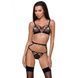 Бюстгальтер-стрепи Passion Exclusive Meggy Bra XXL/XXXL, black SO6419 фото 1