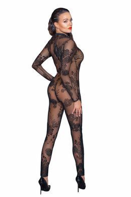 Сітчастий бодістокінг Noir Handmade F237 Long tulle overall, S SX0121 фото