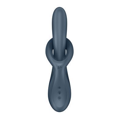 Вібратор з ротацією Satisfyer Heat Flex 4 Grey, підігрів до 39&deg;C SX2170 фото