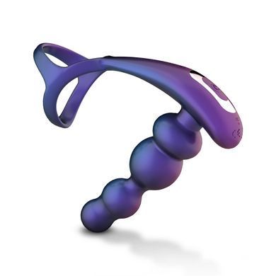 Анальний вібратор з ерекційним кільцем Hueman - Stellar Force Anal Beads with Cockring SX3894 фото