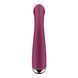 Вібратор з ротацією Satisfyer Spinning G-Spot 1 Red, плоский майданчик для стимуляції точки G SX0555 фото 4