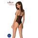 Боді з ажурним ліфом Passion CHRISTA BODY L/XL, black SO5753 фото 2